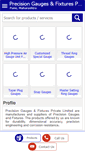 Mobile Screenshot of precisiongauges.net